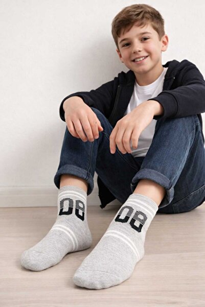 gigigiyim Number Printed Boys' Socks