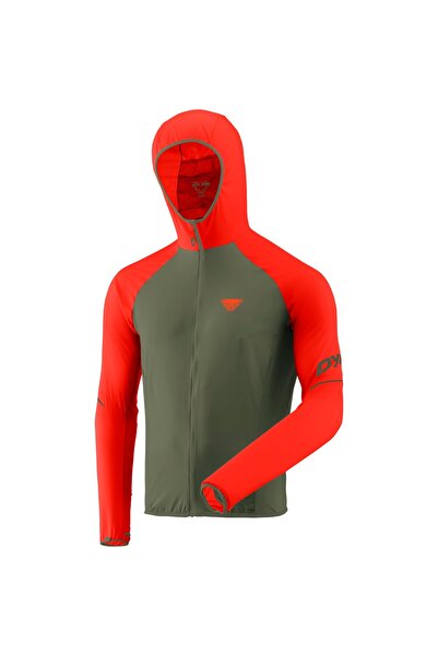 DYNAFIT Jacheta alergare barbati Alpine Wind-Corai/Kaki-54/2X