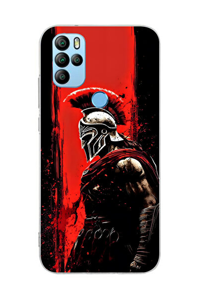 FLAMENKO حافظة هاتف شفافة بنمط Warrior Sparta متوافقة مع جهاز General Mobile ...