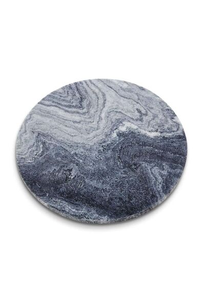 Generic Black round marble board 30x2cm dia
