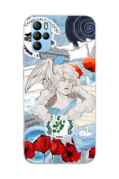 FLAMENKO Omix X300 / X500 Compatible Hypnos Patterned Transparent Phone Case