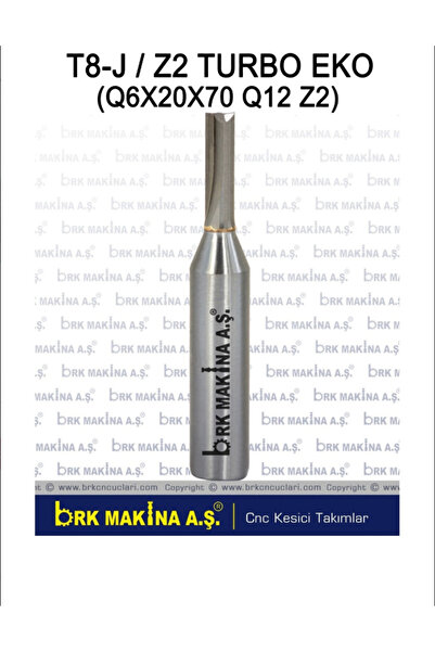 BRK Z2 TURBO MDF EKO 6 MM KARBÜR FREZE