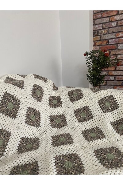 Okyanus Butik El Emeği Motifli Soft Tv Battaniyesi