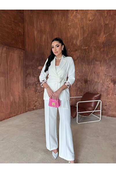 cottonage Luxury Women's Set with Waist Tie Detail