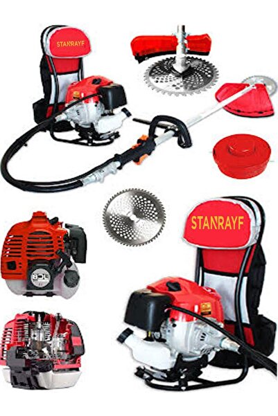özgürce Güçlü 12 Hp Metal Şanzımanlı Benzinli Çim Biçme Tırpan