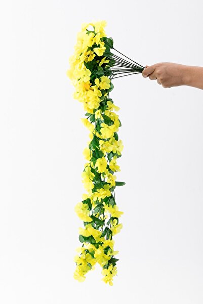 Güleç Yapay Çiçek Yapay Begonvil Çiçeği 75 Cm Sarı 22 Dal
