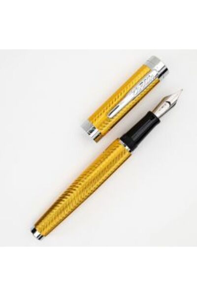 Conklin Στυλό Herringbone Signature Yellow CT