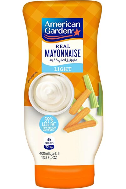 american garden Real Mayonnaise Light, Gluten-Free, Dairy-Free, 400ml