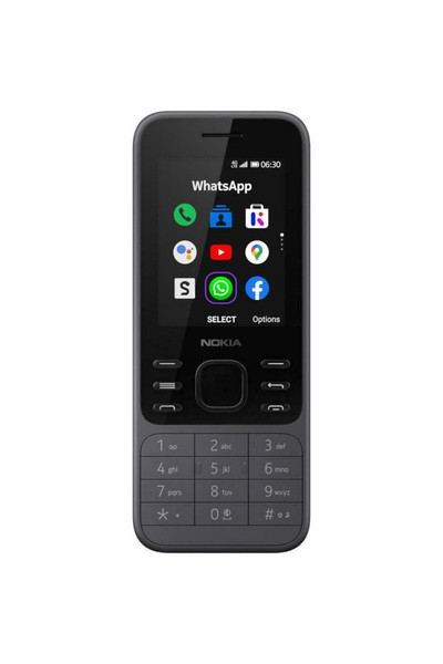 Nokia Κινητό τηλέφωνο 6300, Διπλή SIM, 4GB, 4G, Ανθρακί