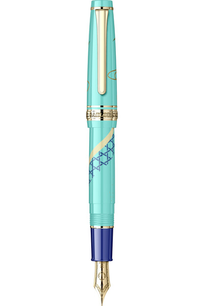 Sailor Fountain Pen PG Slim LE Kimono Protective Charm GT 14K (M)