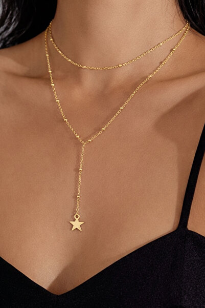 M Miel Kadın Yıldız Detay Kolye