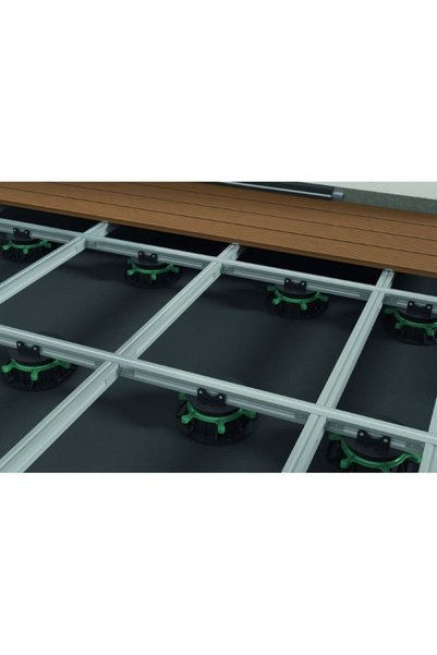 Renoplast Grindă pentru terasă din aluminiu 32 x 30 mm - 2 metri