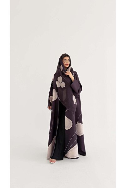 AYA MWT1064 -عباية طباعة | Printed Abaya