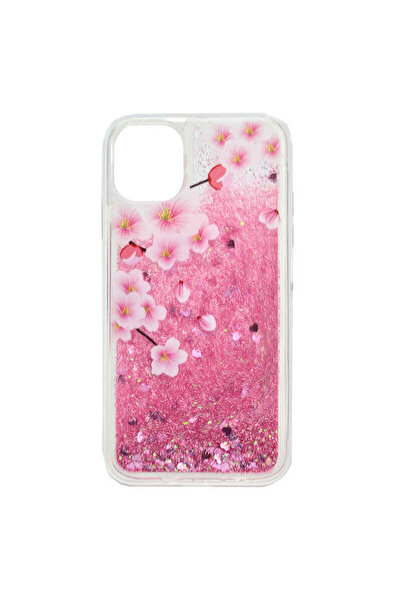 TechTrove iPhone 11 Pro İçin Uyumlu Desenli Simli Akışkan Sıvılı Silikon Kılıf
