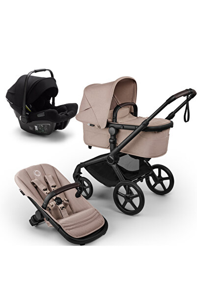 Bugaboo Fox 5 3-in-1 Stroller Black/Dessert Taupe