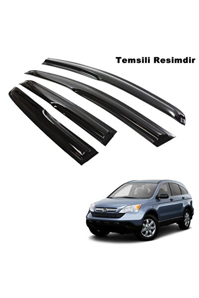 Midkan Honda Crv Mügen Cam Rüzgarlığı 2007-2012 Arası 4 Lü Takım