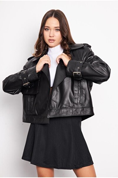 ELBERA LEATHER CRAFT HAKİKİ KADIN DERİ CEKET