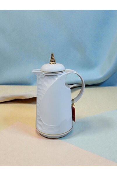 WDA إبريق قهوة حراري فاخر سعة 1.0 لتر بغطاء ذهبي - ترمس معزول بتفريغ الهواء، ...