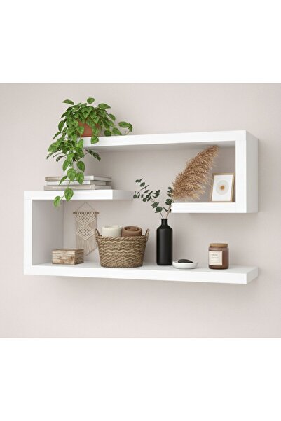 Store Modern Duvar Rafları 2'li Takım