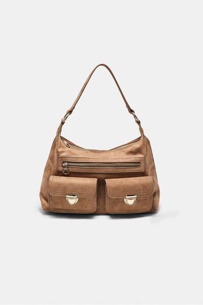 Stradivarius Shoulder bag with pockets