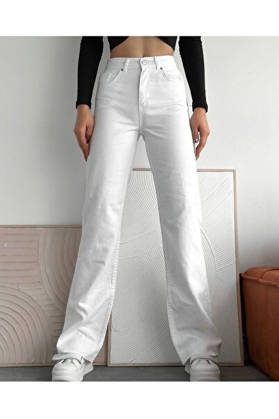 MAKRAS EXCLUSIVE Palazzo White Jeans