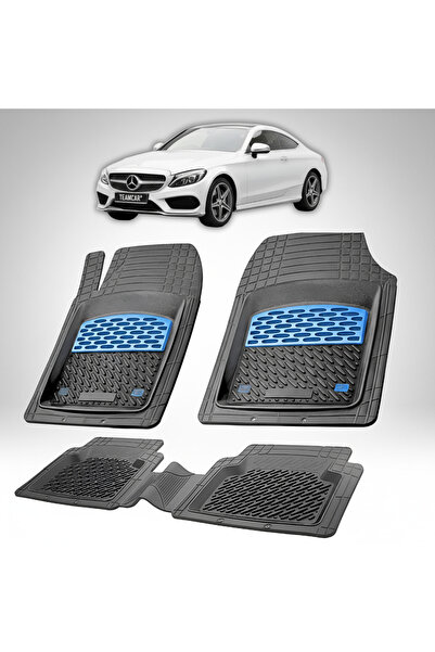 TEAMCAR Πατάκια δαπέδου συμβατά με Mercedes-Benz C-Class Coupe C205 2015-2023...