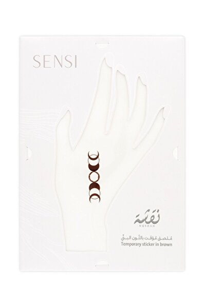 SENSİ Nqshah Henna Temporary Tattoo #2 Brown