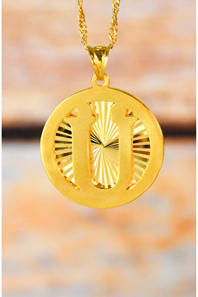 güneyler altın Ü HARF KOLYE UCU 22 AYAR A075852