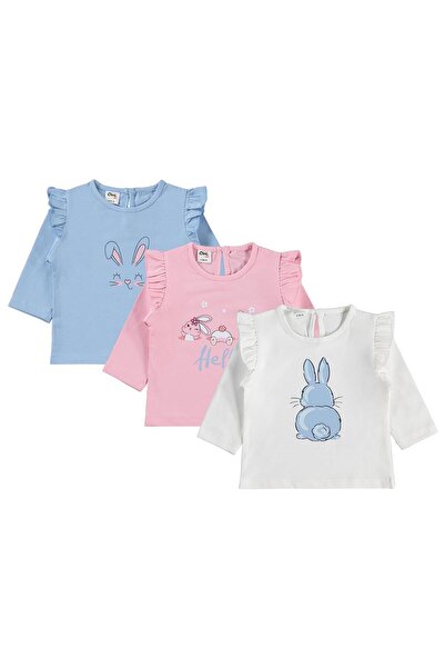 Civil Baby Set de 3 hanorace cu imprimeu iepure, pentru 6-18 luni - Standard ...