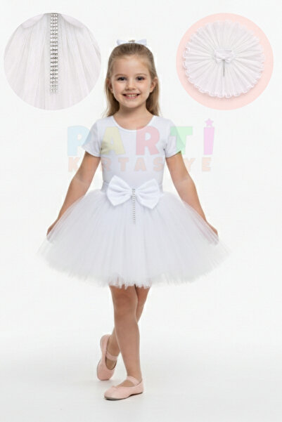 Parti Kırtasiye Tütü Etek 23 Nisan 29 Ekim 19 Mayıs Kostümü Doğum Günü ve Par...