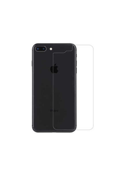 zore iPhone 8 Plus Back Maxi Glass Tempered Glass Back Protector