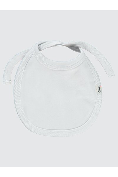 Civil Baby Interlock Back-Tie Unisex Baby Bib - White Standard