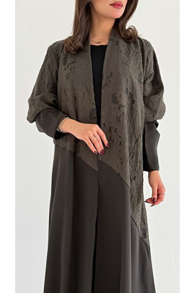 AYA MWT1085 - Abaya with floral inserts