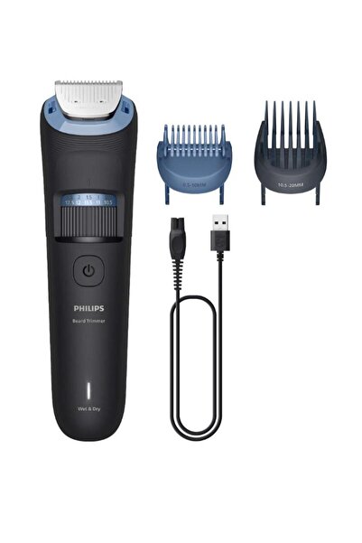Philips Beard Trimmer, 80 Min Runtime, 40 Lengths, Wet&Dry, Self-Sharpening B...