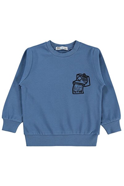 Civil Boys Hanorac imprimat cu aparat foto pentru copii 2-5 ani - Albastru 3-...