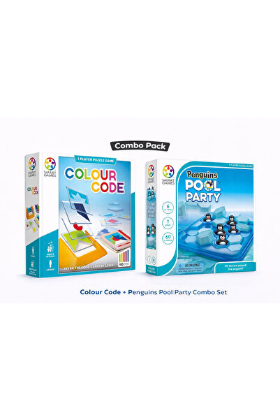 Game Colour Code + Penguins Pool Party Puzzle Combo Set