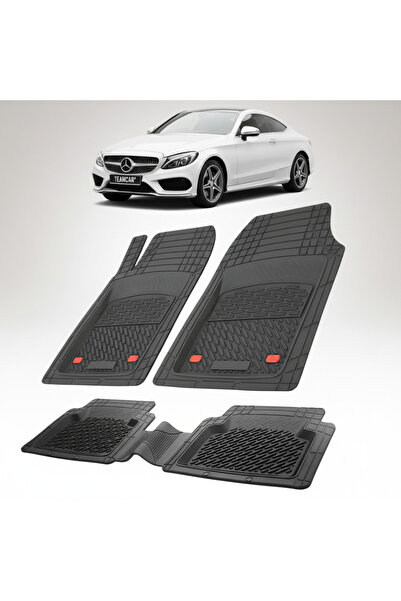 TEAMCAR Πατάκια δαπέδου συμβατά με Mercedes-Benz C-Class Coupe C205 2015-2023...