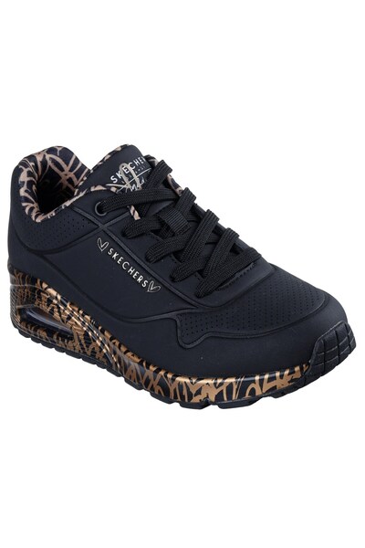 SKECHERS Uno Loving Love Sneakers - Black Rose Gold Edition for Women