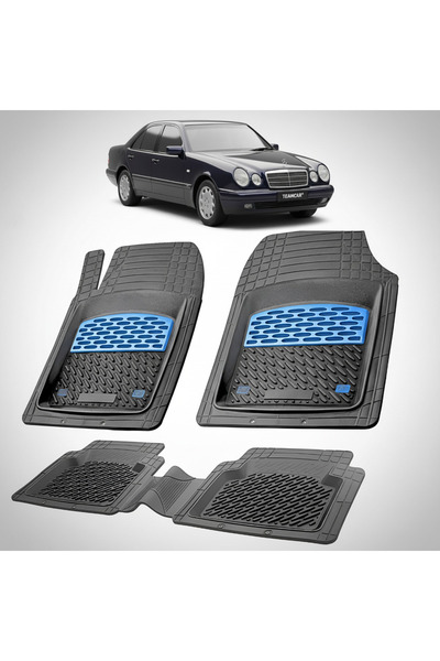 TEAMCAR Πατάκια δαπέδου Mercedes-Benz E-Class W210 1995-2002 | Μπλε