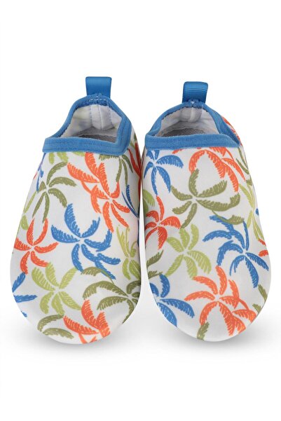 Civil Boys Palmiye Printed Soleless 26- Pantofi de mare - Alb Mărimea 30