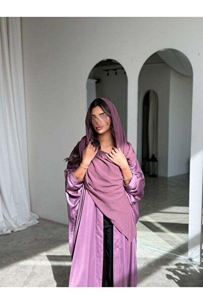 AYA MWT775 - Pink Crepe Abaya