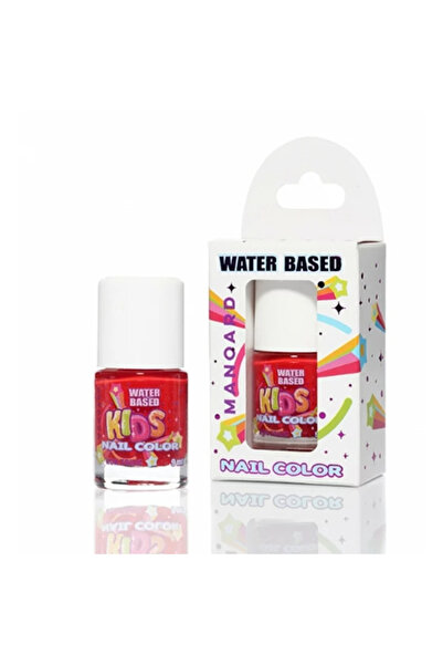 Manoard Children's water-based nail polish 9 ml, , RED, BOX