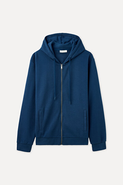 Mudo Comfort Fit Zippered Hooded Sweatshirt