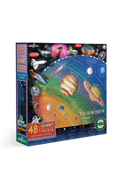 Eeboo 48 Piece Large Puzzle - Solar System & Beyond