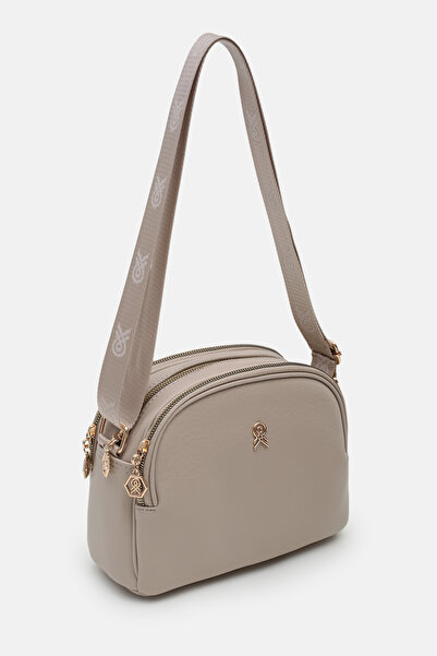 MASLANBAGS Women's Mink 3-Compartment Quality Lined Daily Crossbody and Shoul...