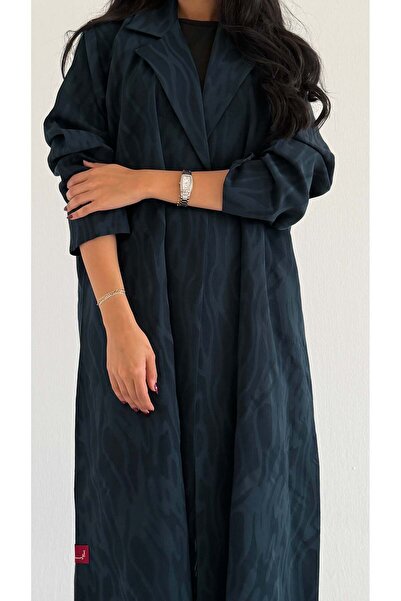 AYA MW2089 - عباية جاكار أنيقة بقصّة بليزر عصرية