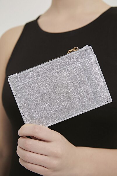 Arma Life ARMALIFE 2270 حامل بطاقات نسائي فضي مع حامل للعملات المعدنية