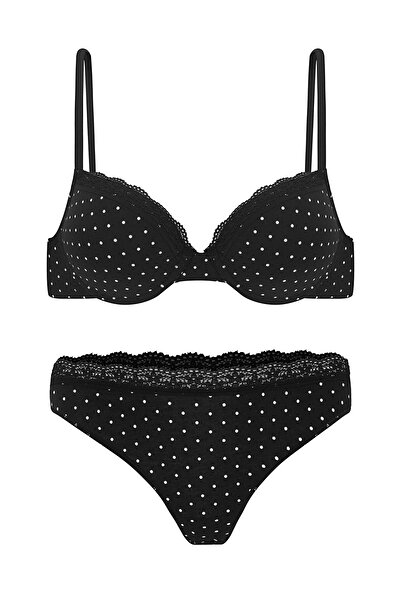 Wonna Alba Cotton Printed Padded Maximum Grip and Seamless Form Suit - 2743 B...