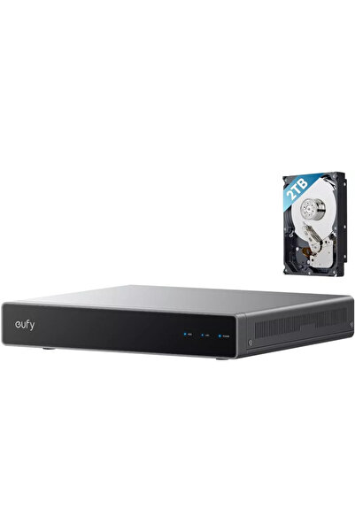 eufy S4 NVR: 8-канален AI, 2TB място за съхранение, само PoE камери, съвмести...
