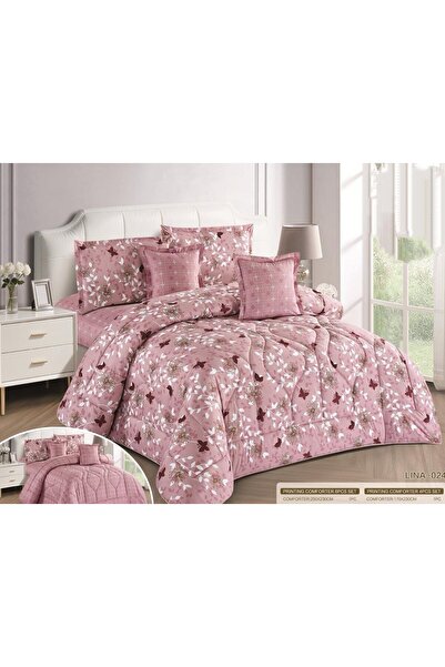 alzawia Double-sided tablecloth, wooded side, plain side, 4 pieces